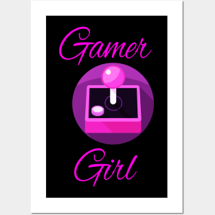Cute Gamer Girl shirt gift for girls and women Posters and Art
